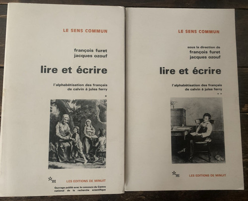Furet ozouf lire - lire, ecrire