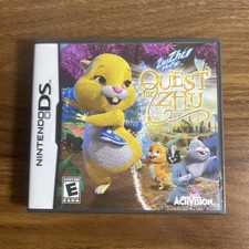 Zhu Zhu Pets: Quest for Zhu (Nintendo DS, 2011) CIB Complete With Manual