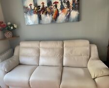 salon en cuir  canapé relaxe plus un fauteuil non relax