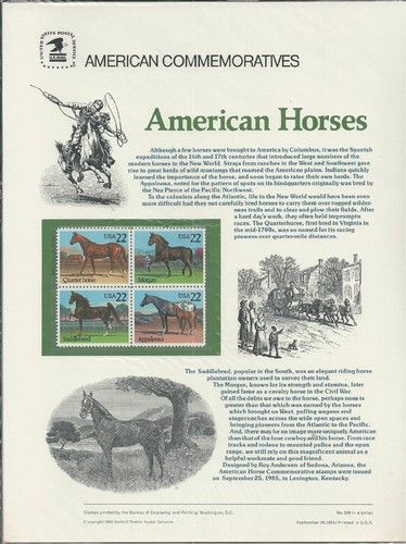 2155 2158 american horses - #,