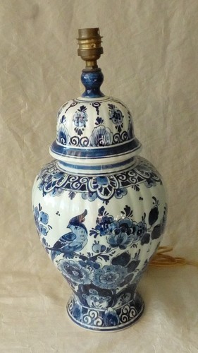 Lampe table faience - de,