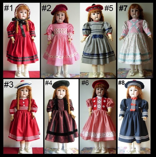 Robe poupée ancienne - poupée,