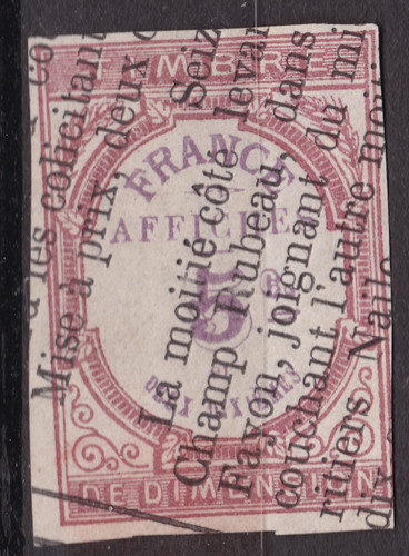 Timbre france fiscaux - france,