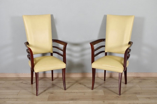 Paire fauteuils art déco - paire,
