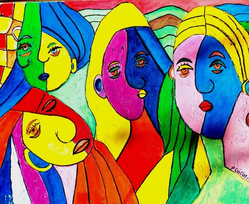 Tableau huile sur toile - tableau,
