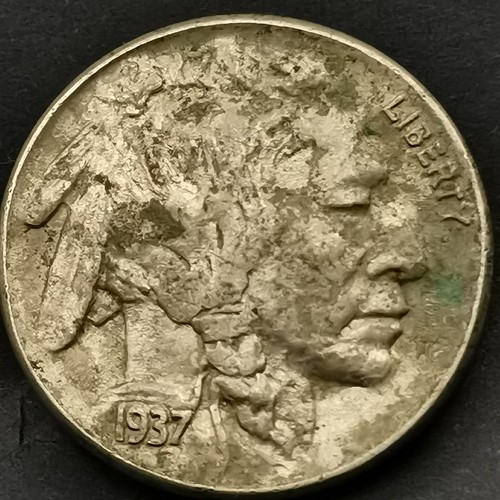 Cents buffalo nickel 1937 - cents,