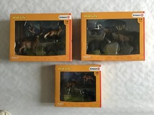 SCHLEICH. 3 BOITES WILD LIFE