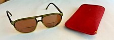 1980's Vuarnet PX Spaulding Olive Green  Sunglasses France