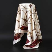 Foulard Carré Satin Soie