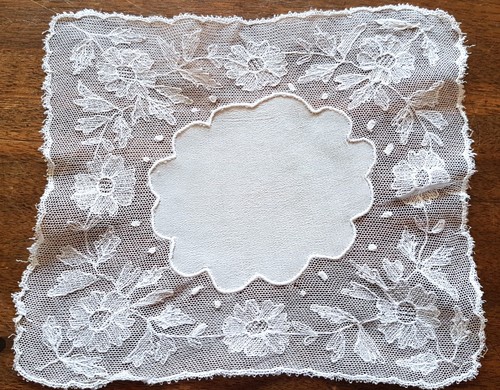 Napperon ancien tulle - -ancien,