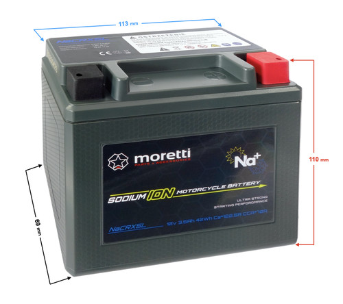 Batterie moretti nacrx5l - moretti, au