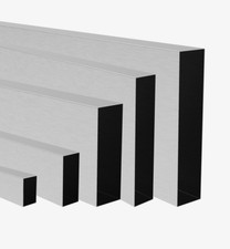 Acier Inox Zaunlatten Nageoires Tube Carré Profil Profilé Creux Polis