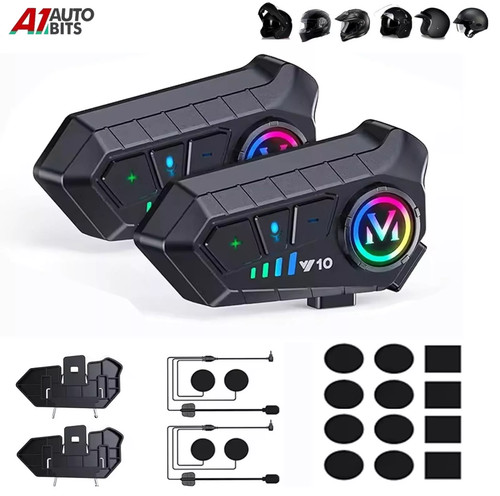 Casque moto bluetooth - casque, 2x