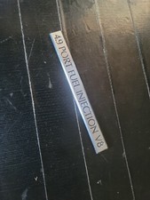 Cadillac 4.9 Port Fuel Injection V8 emblem badge logo symbol OEM (1G)