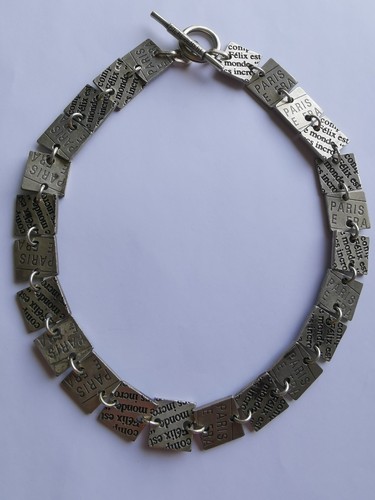 Collier vintage métal