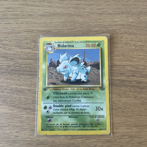 Carte pokémon nidorina 64 - carte, 40/64