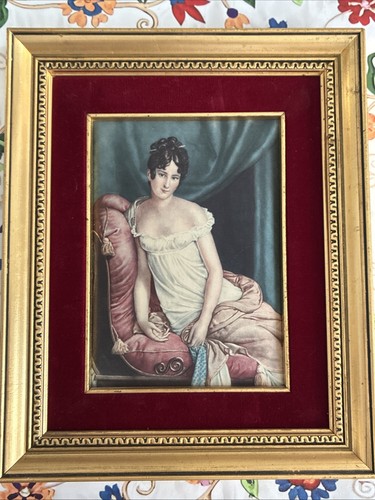 Cadre doré velours - doré,