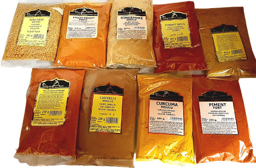 épices poudre marocaines - en,
