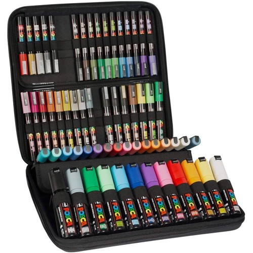 Mallette feutres posca - mallette, 60