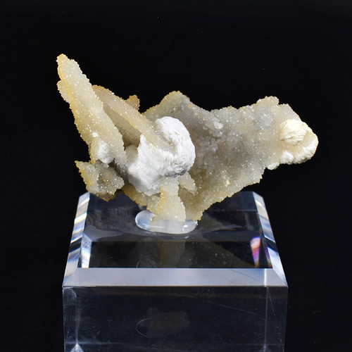 Barytine sur quartz - ,