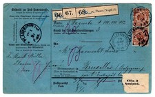 DR-Krone Adler 1891 Carte