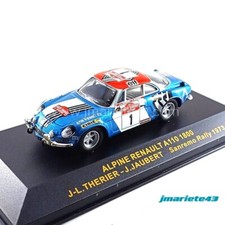 Renault Alpine A110 1800 #1 Therier - 1973 Jaubert SanRemo 1:43 IXO Quality
