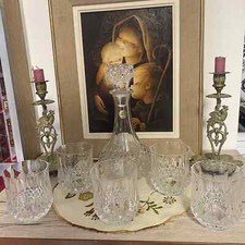 Service de 5 verres à Et Carafe  en cristal d'Arques modèle Longchamp ?