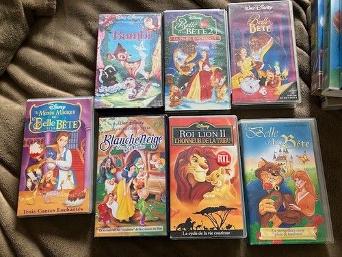 Lot vhs disney grands - -,