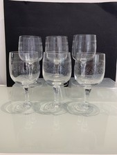 crystal of arches 6 wine glasses model Matignon 