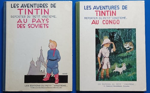 Lot fac similé tintin - lot,