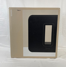 Sonos Sub 4 Wireless Subwoofer - Deep Bass, Home Theater & Music, Wi-Fi (Black)