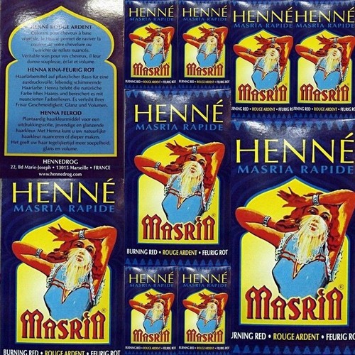 Henné rouge ardent - 10,