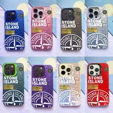Coque Stone Island Pour iPhone X XS XR 11 12 13 14 15 16 Plus Pro Max Case Etuis