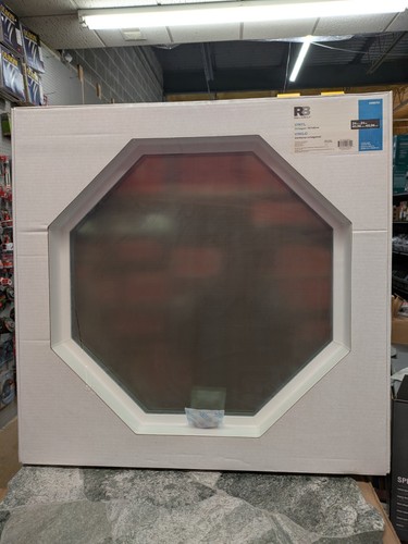 Vinyl octagon window - 24”, x