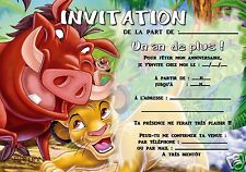 5 ou 12 cartes invitation