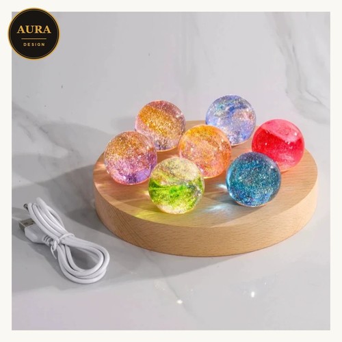 Lot boules lumineuses - de,