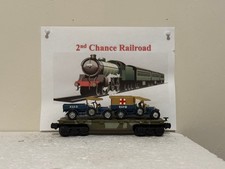 O Scale Trains Lionel US Army Flat Car w/RAF Ambulance