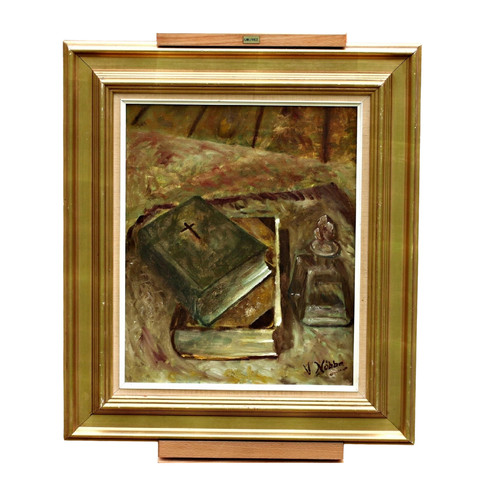Huile sur toile - sur, still-life