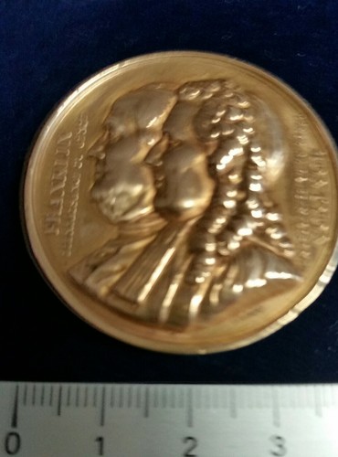 Medaille bronze franklin - medaille,
