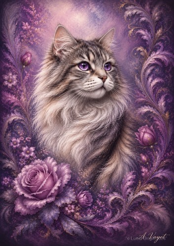Chat maine coon yeux - maine,