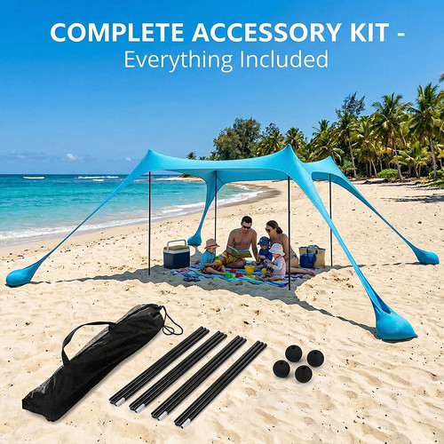 Tente plage upf50 - plage, upf50+
