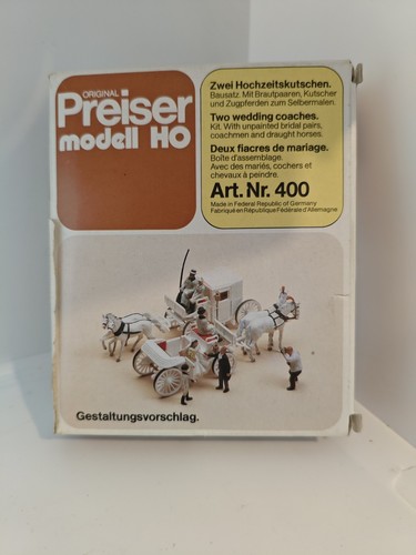 Preiser ref 400 calèches - ho,