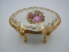 Boite a bijoux en porcelaine