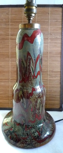Pied lampe vintage verre - de,