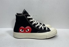 Converse Chuck Taylor All Star High x Comme des Garcons Play Black Women’s Sz 8