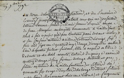 1792 bail taillefontaine et - taillefontaine,