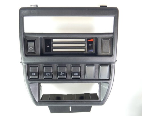 Center console with buttons