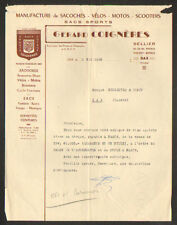 "DAX (40) BAGS & ACCESSORIES for MOTORCYCLE SCOOTER BIKE "Gerard COIGNERES" in 1958