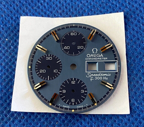 Véritable cadran bleu omega - véritable,