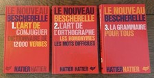 Le Nouveau Bescherelle French Volumes 1-2-3 Verbs, Homonyms, Grammar Hardcover 